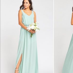 Show Me Your MuMu Dusty Mint Crisp Kendal Maxi